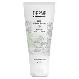 Kruidvat Therme Zen White Lotus Hydra+ Bodylotion aanbieding
