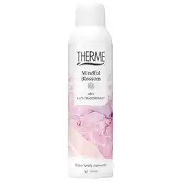 Kruidvat Therme Mindful Blossom Antitranspirant Spray aanbieding
