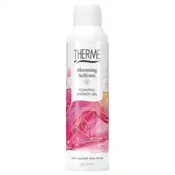 Kruidvat Therme Blooming Selfcare Foaming Shower Gel aanbieding