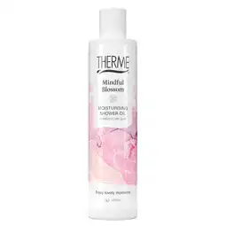 Kruidvat Therme Mindful Blossom Moisturising Shower Oil aanbieding