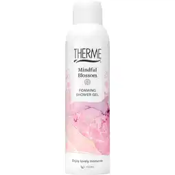 Kruidvat Therme Mindful Blossom Douchefoam aanbieding
