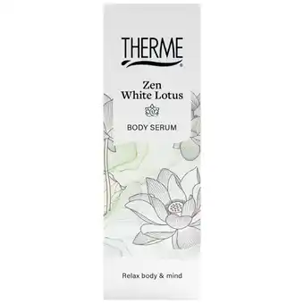 Kruidvat Therme Zen White Lotus Bodyserum aanbieding