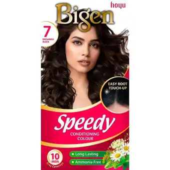 Kruidvat Bigen 7 Brownisch Black Speedy Conditioning Colour aanbieding