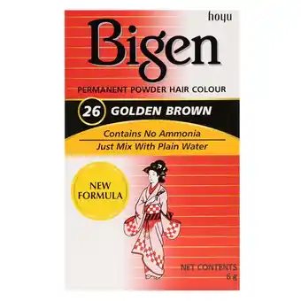 Kruidvat Bigen 26 Golden Brown Permanent Powder Hair Colour aanbieding