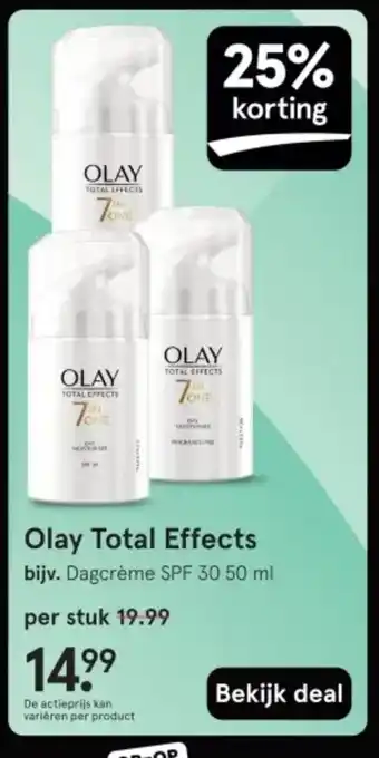 Etos Olay Total Effects aanbieding