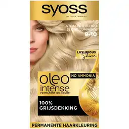Kruidvat Syoss Oleo Intense 9-10 Stralend Blond Haarkleuring aanbieding