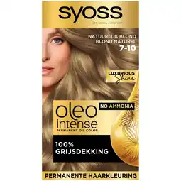 Kruidvat Syoss Oleo Intense 7-10 Natuurlijk Blond Haarkleuring aanbieding
