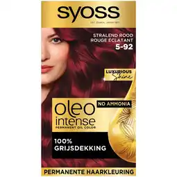 Kruidvat Syoss Oleo Intense 5-92 Stralend Rood Haarkleuring aanbieding