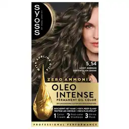 Kruidvat Syoss Oleo Intense 5-54 Licht Asbruin Haarkleuring aanbieding