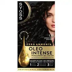 Kruidvat Syoss Oleo Intense 1-10 Intens Zwart Haarkleuring aanbieding