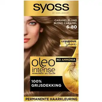 Kruidvat Syoss Oleo Intense 6-80 Caramel Blond Haarkleuring aanbieding