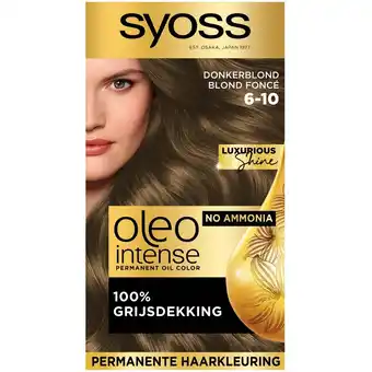 Kruidvat Syoss Oleo Intense 6-10 Donkerblond Haarkleuring aanbieding