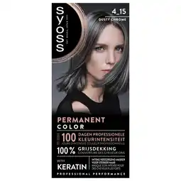 Kruidvat Syoss Metallic Shine 4-15 Dusty Chrome Haarkleuring aanbieding
