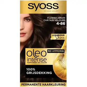 Kruidvat Syoss Oleo Intense 4-86 Fluweelbruin Haarkleuring aanbieding