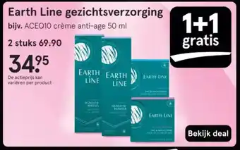 Etos Earth Line gezichtsverzorging aanbieding
