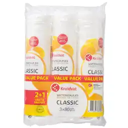 Kruidvat Kruidvat 100% Cotton Wattenschijfjes Voordeelpak aanbieding