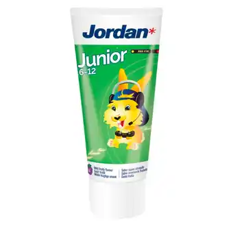Kruidvat Jordan Junior 6-12 Jaar Tandpasta aanbieding
