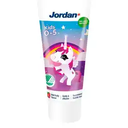 Kruidvat Jordan Kids 0-5 Jaar Tandpasta aanbieding