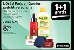Etos L'Oréal Paris en Garnier gezichtsverzorging aanbieding