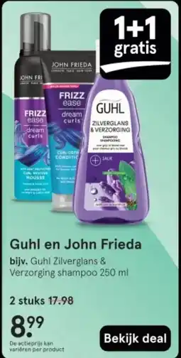 Etos Guhl en John Frieda aanbieding