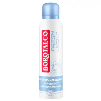 Kruidvat Borotalco Fresh Non-Stop Deodorant Spray aanbieding