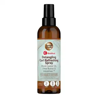 Kruidvat Kruidvat Power Curls Detangling Curl Refreshing Anti-Klit Spray aanbieding