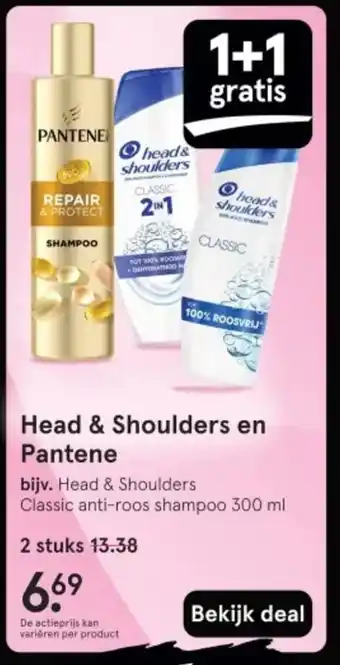 Etos Head & Shoulders en Pantene aanbieding