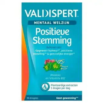 Kruidvat Valdispert Mentaal Welzijn Positieve Stemming Dragees aanbieding