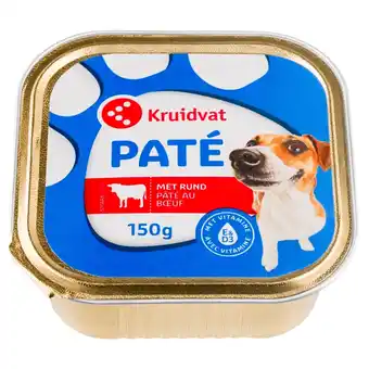 Kruidvat Kruidvat Paté met Rund Hondenvoer aanbieding