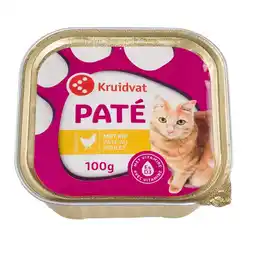 Kruidvat Kruidvat Paté met Kip Kattenvoer aanbieding