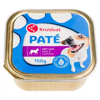 Kruidvat Kruidvat Paté met Lam Hondenvoer aanbieding
