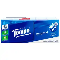 Kruidvat Tempo Regular Zakdoekjes aanbieding