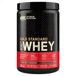 Kruidvat Optimum Nutrition Gold Standard Double Rich Chocolate 100% Whey Protein aanbieding