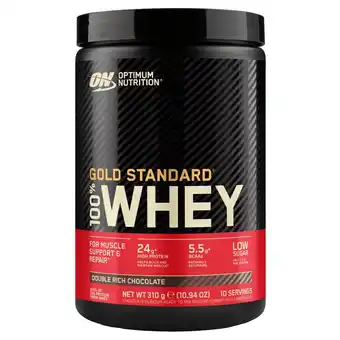 Kruidvat Optimum Nutrition Gold Standard Double Rich Chocolate 100% Whey Protein aanbieding