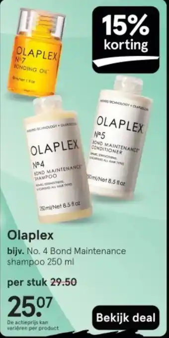 Etos Olaplex aanbieding