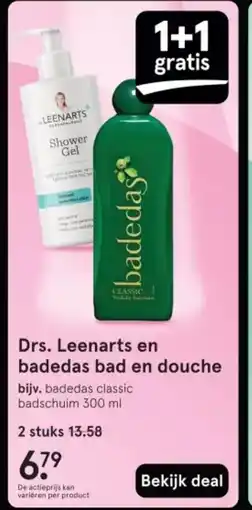 Etos Drs. Leenarts en badedas bad en douche aanbieding