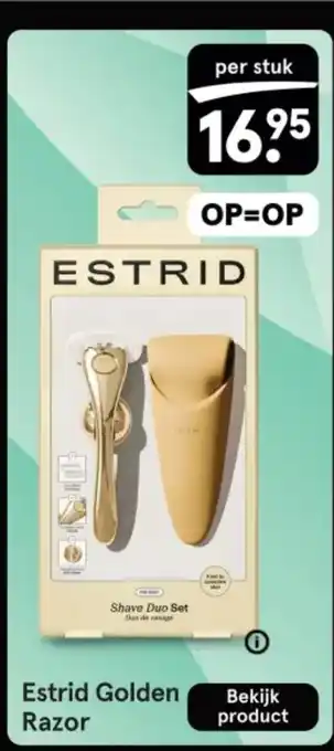 Etos Estrid Golden Razor aanbieding