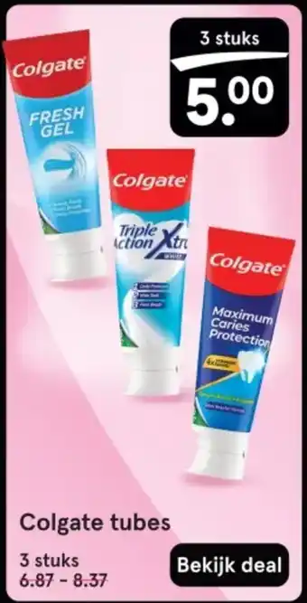 Etos Colgate tubes aanbieding