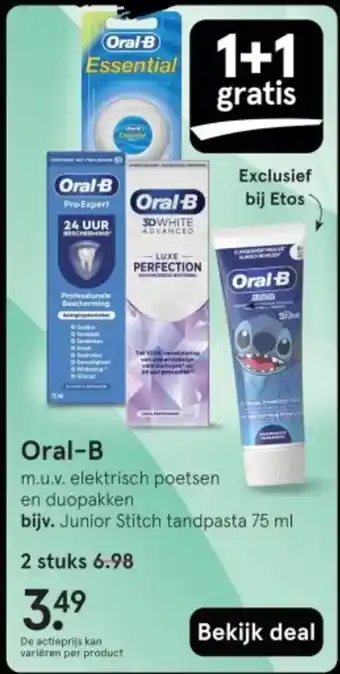 Etos Oral-B aanbieding