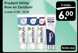 Etos Prodent White Now en Zendium aanbieding