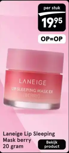 Etos Laneige Lip Sleeping Mask berry aanbieding