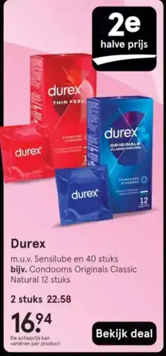 Etos Durex aanbieding