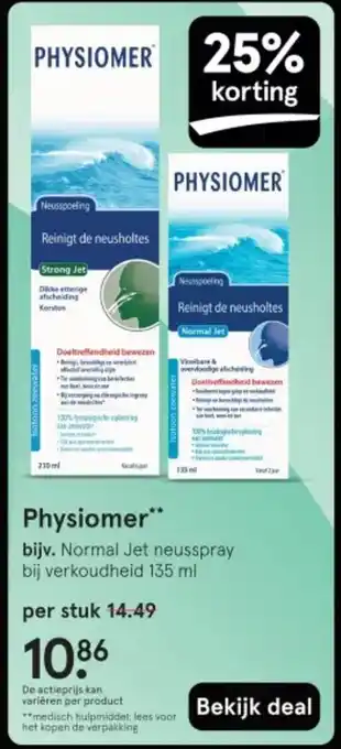 Etos Physiomer aanbieding