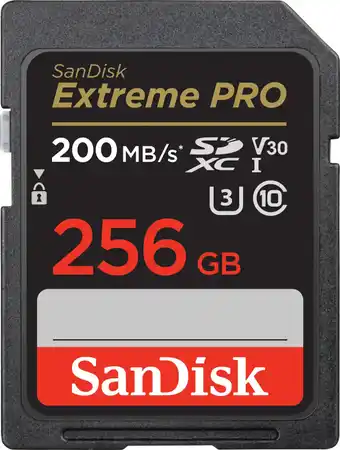 Coolblue SanDisk SDXC Extreme Pro 256GB 140MB/s aanbieding