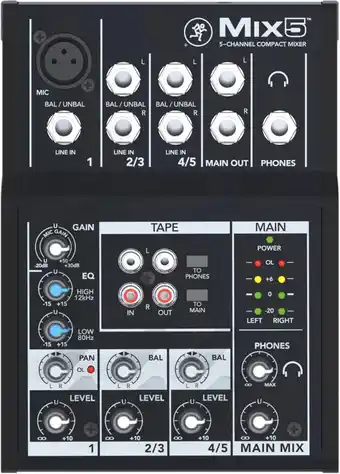 Coolblue Mackie MIX 5 aanbieding