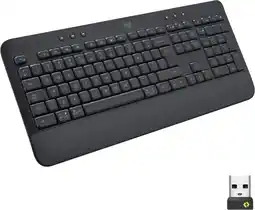 Coolblue Logitech Signature K650 Comfort Draadloos Toetsenbord Grijs Qwerty aanbieding