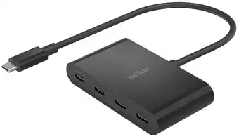 Coolblue Belkin Connect USB-C/4-poorts USB-C-hub aanbieding