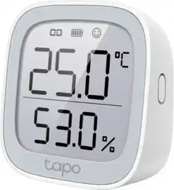 Coolblue TP-Link Tapo T315 Smart thermometer and hygrometer aanbieding