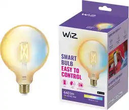Coolblue WiZ Smart Filament lamp Globe XL - Warm tot Koelwit Licht - E27 aanbieding