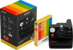 Coolblue Polaroid Now+ 3 Zwart + Color Film (8 stuks) aanbieding